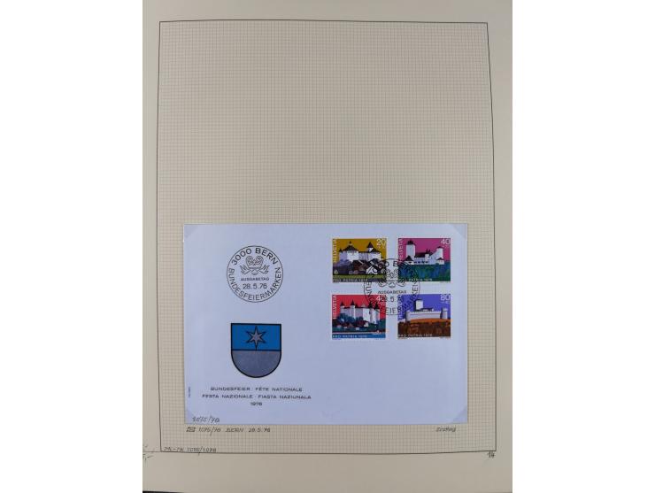 1926/2005, kleine Partie im Album und Mappe, dabei Bl. 1 und 19 auf Briefen, Pax (2) sowie postfrische Bogenware ex 1986-90.