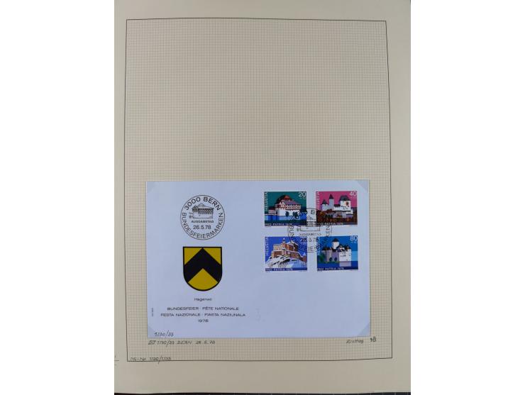 1926/2005, kleine Partie im Album und Mappe, dabei Bl. 1 und 19 auf Briefen, Pax (2) sowie postfrische Bogenware ex 1986-90.