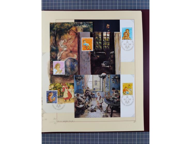 1926/2005, kleine Partie im Album und Mappe, dabei Bl. 1 und 19 auf Briefen, Pax (2) sowie postfrische Bogenware ex 1986-90.