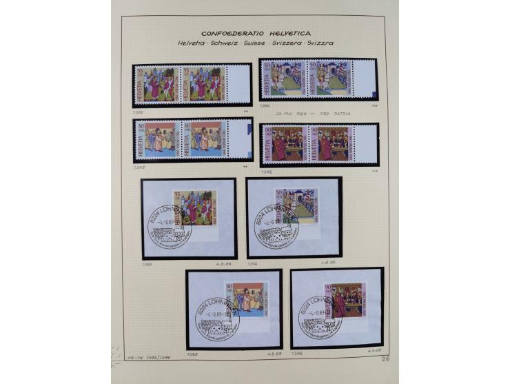 1926/2005, kleine Partie im Album und Mappe, dabei Bl. 1 und 19 auf Briefen, Pax (2) sowie postfrische Bogenware ex 1986-90.