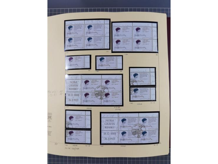 1996/2015, postfrische und gestempelte, in den Hauptnummern überkomplette Sammlung, in 18 Alben, fast alles in beiden Erhaltu