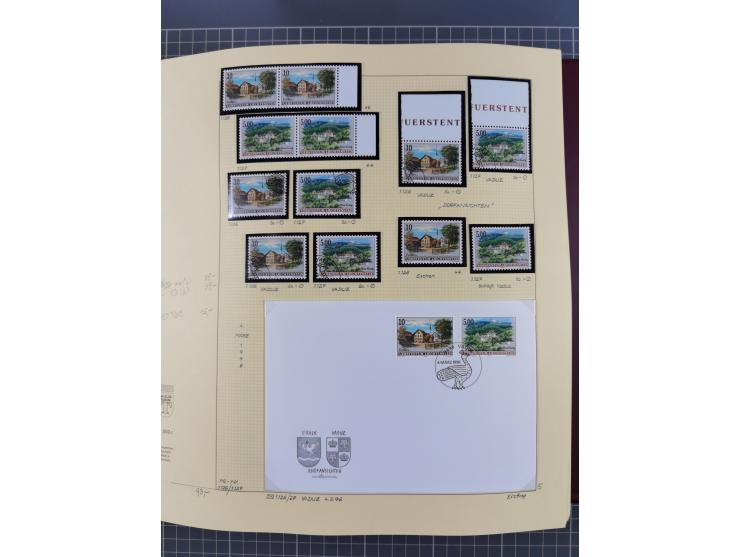 1996/2015, postfrische und gestempelte, in den Hauptnummern überkomplette Sammlung, in 18 Alben, fast alles in beiden Erhaltu