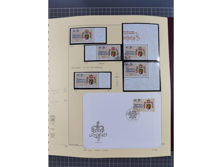 1996/2015, postfrische und gestempelte, in den Hauptnummern überkomplette Sammlung, in 18 Alben, fast alles in beiden Erhaltu