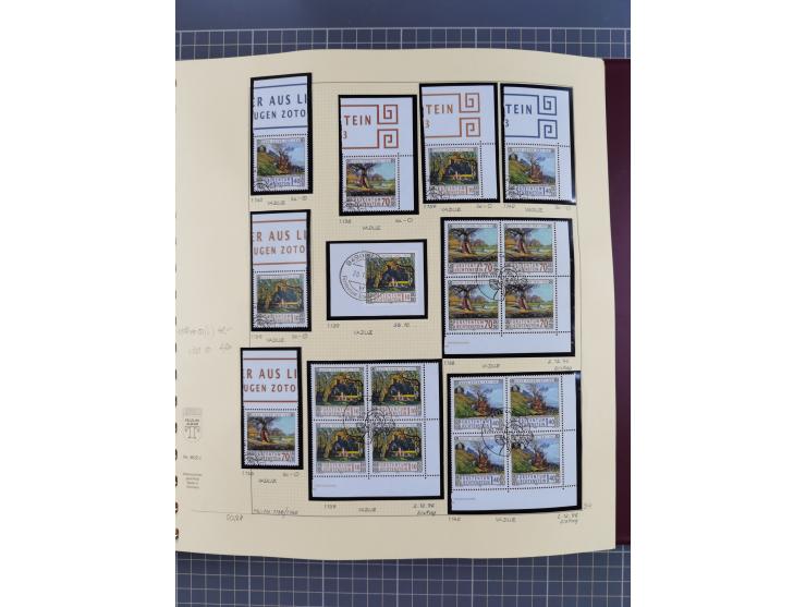 1996/2015, postfrische und gestempelte, in den Hauptnummern überkomplette Sammlung, in 18 Alben, fast alles in beiden Erhaltu