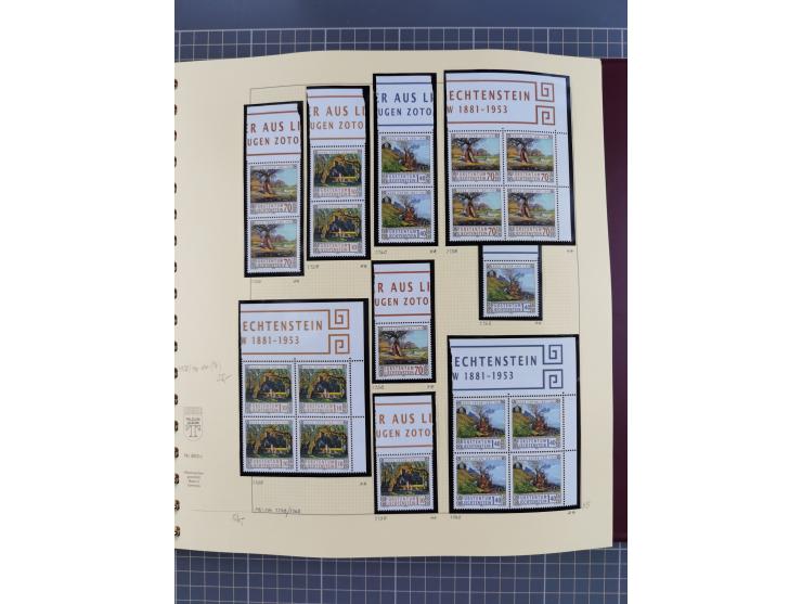 1996/2015, postfrische und gestempelte, in den Hauptnummern überkomplette Sammlung, in 18 Alben, fast alles in beiden Erhaltu