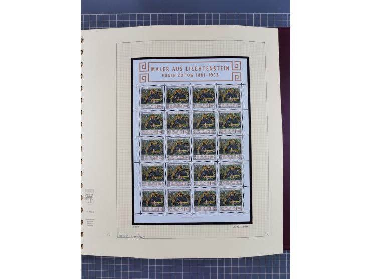 1996/2015, postfrische und gestempelte, in den Hauptnummern überkomplette Sammlung, in 18 Alben, fast alles in beiden Erhaltu