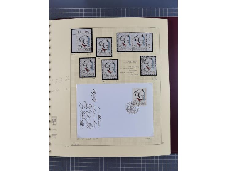 1996/2015, postfrische und gestempelte, in den Hauptnummern überkomplette Sammlung, in 18 Alben, fast alles in beiden Erhaltu