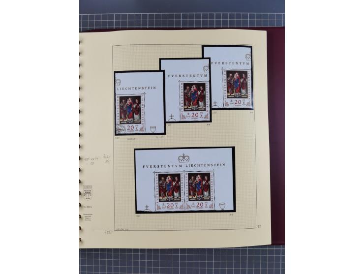 1996/2015, postfrische und gestempelte, in den Hauptnummern überkomplette Sammlung, in 18 Alben, fast alles in beiden Erhaltu