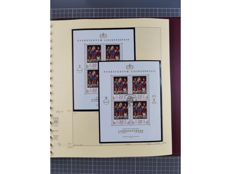 1996/2015, postfrische und gestempelte, in den Hauptnummern überkomplette Sammlung, in 18 Alben, fast alles in beiden Erhaltu