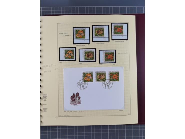 1996/2015, postfrische und gestempelte, in den Hauptnummern überkomplette Sammlung, in 18 Alben, fast alles in beiden Erhaltu