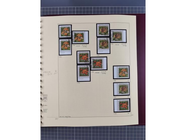 1996/2015, postfrische und gestempelte, in den Hauptnummern überkomplette Sammlung, in 18 Alben, fast alles in beiden Erhaltu