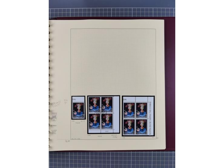 1996/2015, postfrische und gestempelte, in den Hauptnummern überkomplette Sammlung, in 18 Alben, fast alles in beiden Erhaltu