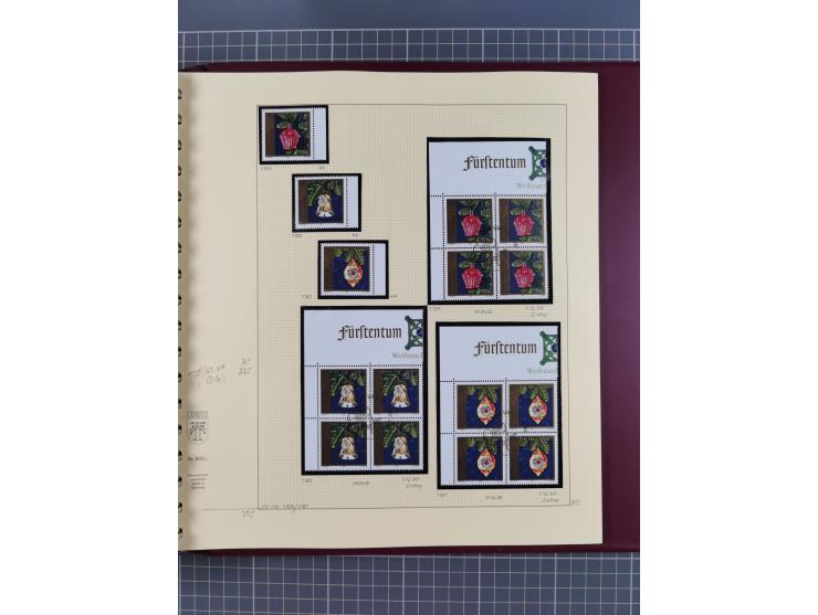 1996/2015, postfrische und gestempelte, in den Hauptnummern überkomplette Sammlung, in 18 Alben, fast alles in beiden Erhaltu