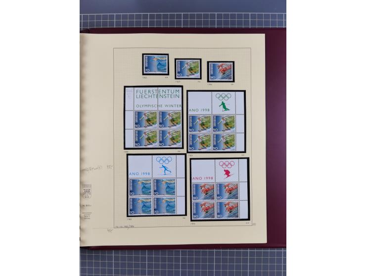 1996/2015, postfrische und gestempelte, in den Hauptnummern überkomplette Sammlung, in 18 Alben, fast alles in beiden Erhaltu