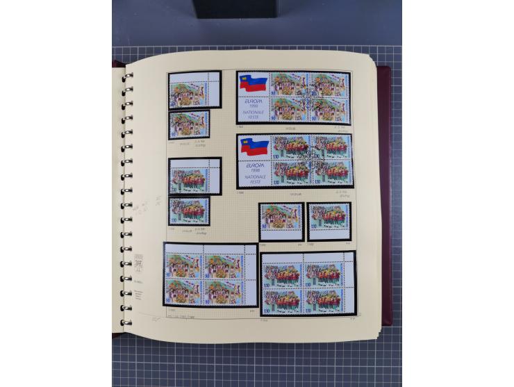 1996/2015, postfrische und gestempelte, in den Hauptnummern überkomplette Sammlung, in 18 Alben, fast alles in beiden Erhaltu