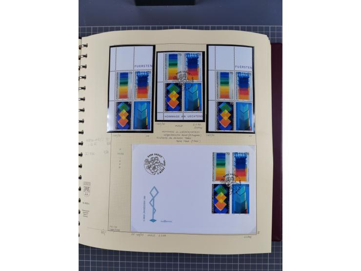 1996/2015, postfrische und gestempelte, in den Hauptnummern überkomplette Sammlung, in 18 Alben, fast alles in beiden Erhaltu