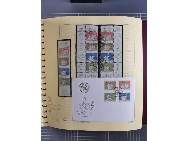 1996/2015, postfrische und gestempelte, in den Hauptnummern überkomplette Sammlung, in 18 Alben, fast alles in beiden Erhaltu