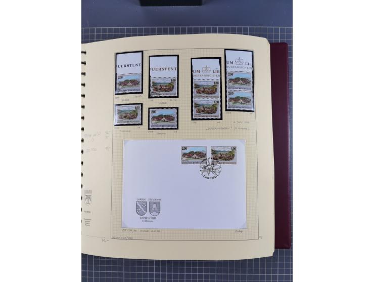1996/2015, postfrische und gestempelte, in den Hauptnummern überkomplette Sammlung, in 18 Alben, fast alles in beiden Erhaltu