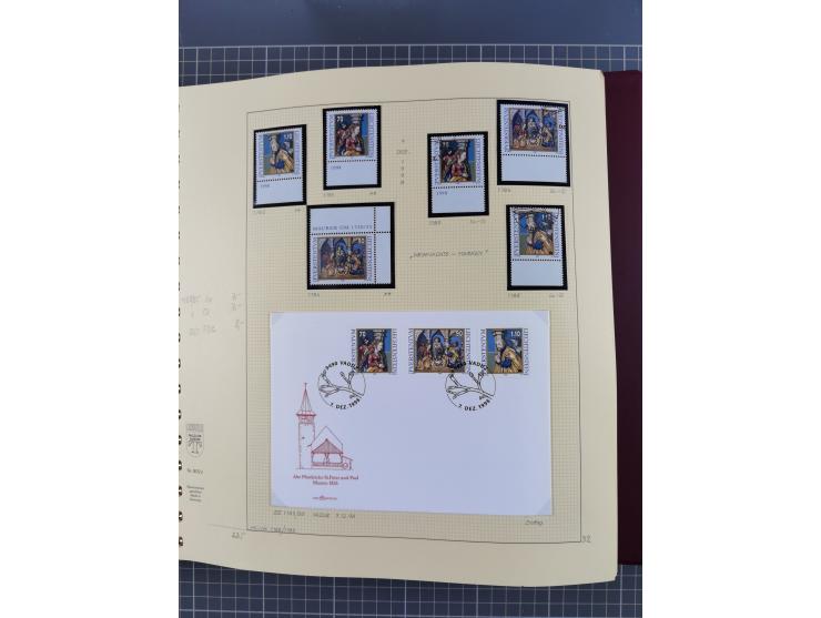 1996/2015, postfrische und gestempelte, in den Hauptnummern überkomplette Sammlung, in 18 Alben, fast alles in beiden Erhaltu