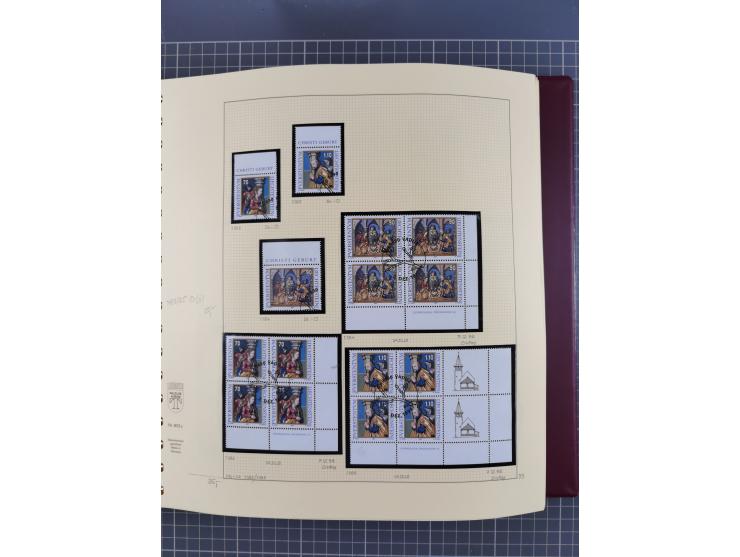 1996/2015, postfrische und gestempelte, in den Hauptnummern überkomplette Sammlung, in 18 Alben, fast alles in beiden Erhaltu