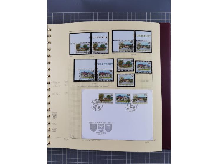 1996/2015, postfrische und gestempelte, in den Hauptnummern überkomplette Sammlung, in 18 Alben, fast alles in beiden Erhaltu