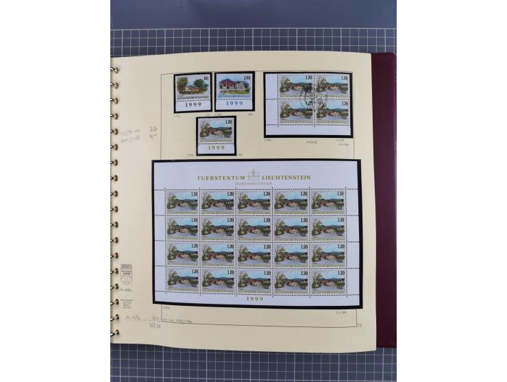 1996/2015, postfrische und gestempelte, in den Hauptnummern überkomplette Sammlung, in 18 Alben, fast alles in beiden Erhaltu