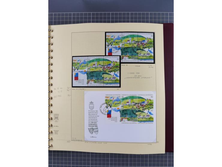 1996/2015, postfrische und gestempelte, in den Hauptnummern überkomplette Sammlung, in 18 Alben, fast alles in beiden Erhaltu