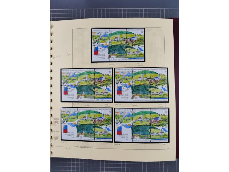 1996/2015, postfrische und gestempelte, in den Hauptnummern überkomplette Sammlung, in 18 Alben, fast alles in beiden Erhaltu