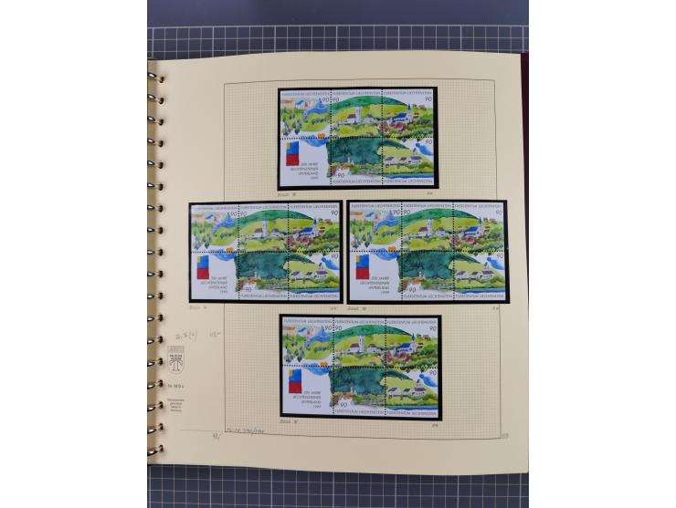 1996/2015, postfrische und gestempelte, in den Hauptnummern überkomplette Sammlung, in 18 Alben, fast alles in beiden Erhaltu