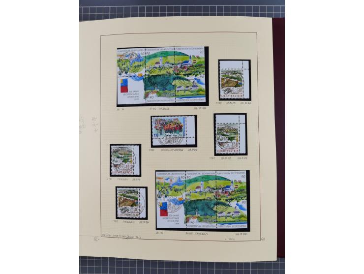 1996/2015, postfrische und gestempelte, in den Hauptnummern überkomplette Sammlung, in 18 Alben, fast alles in beiden Erhaltu