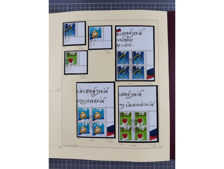 1996/2015, postfrische und gestempelte, in den Hauptnummern überkomplette Sammlung, in 18 Alben, fast alles in beiden Erhaltu