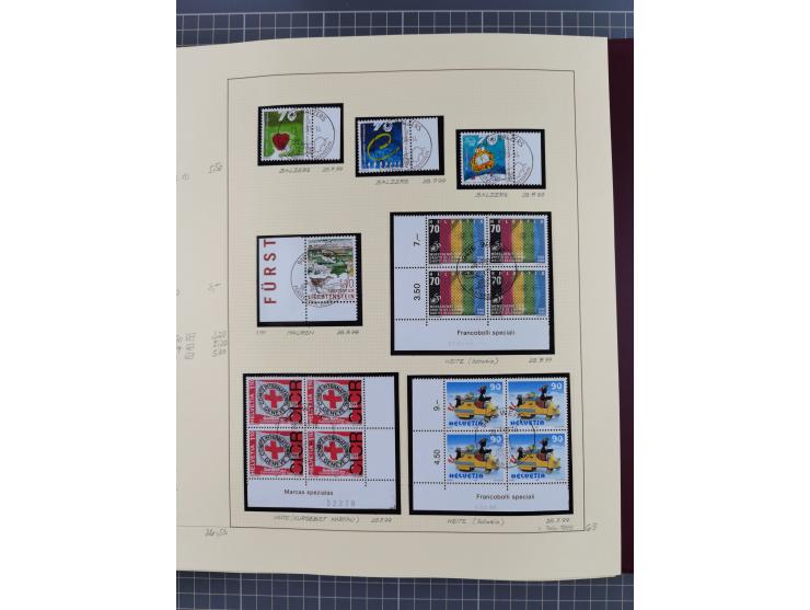 1996/2015, postfrische und gestempelte, in den Hauptnummern überkomplette Sammlung, in 18 Alben, fast alles in beiden Erhaltu