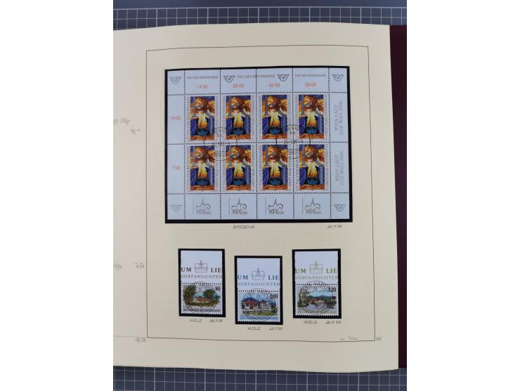 1996/2015, postfrische und gestempelte, in den Hauptnummern überkomplette Sammlung, in 18 Alben, fast alles in beiden Erhaltu
