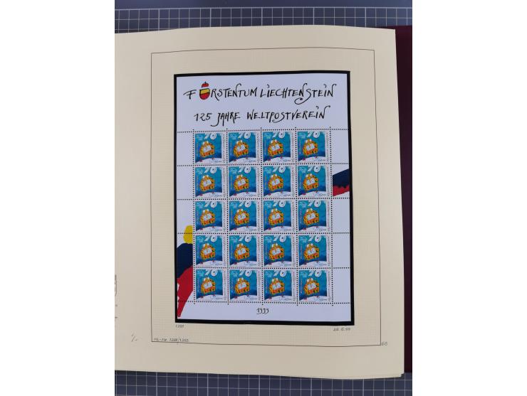 1996/2015, postfrische und gestempelte, in den Hauptnummern überkomplette Sammlung, in 18 Alben, fast alles in beiden Erhaltu