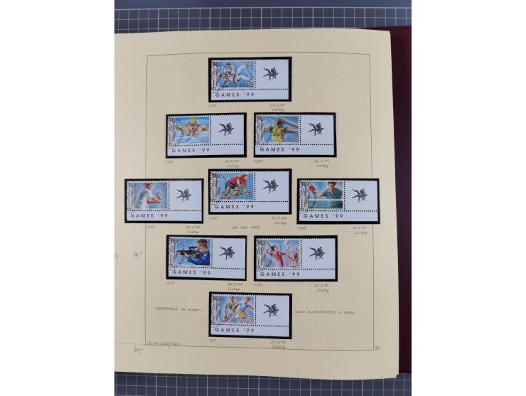 1996/2015, postfrische und gestempelte, in den Hauptnummern überkomplette Sammlung, in 18 Alben, fast alles in beiden Erhaltu