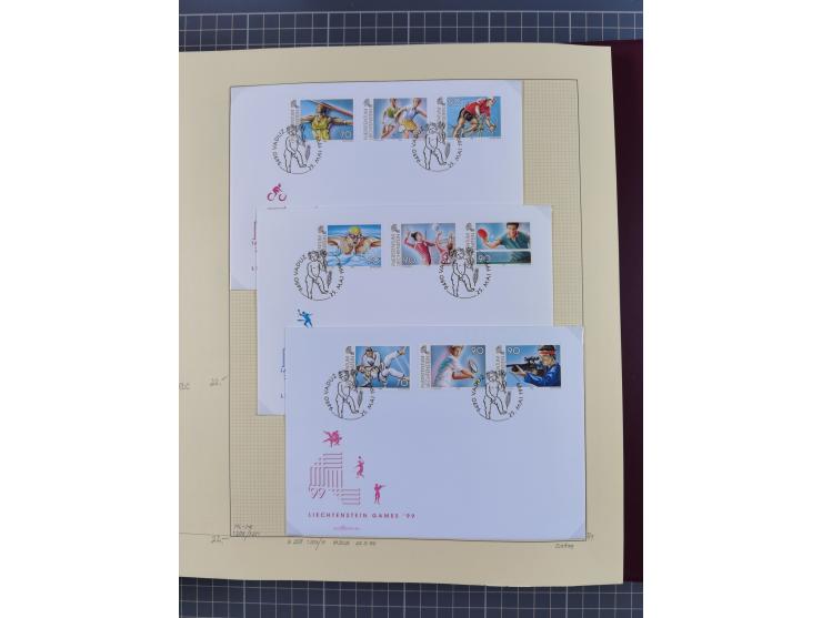 1996/2015, postfrische und gestempelte, in den Hauptnummern überkomplette Sammlung, in 18 Alben, fast alles in beiden Erhaltu