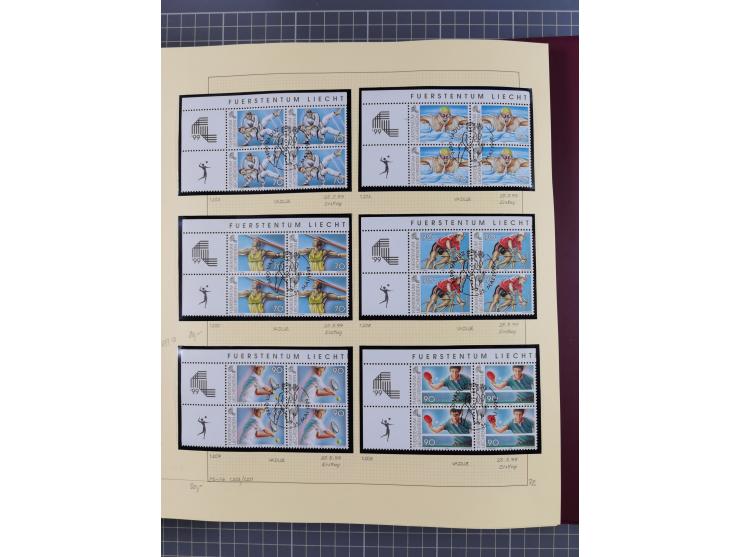 1996/2015, postfrische und gestempelte, in den Hauptnummern überkomplette Sammlung, in 18 Alben, fast alles in beiden Erhaltu