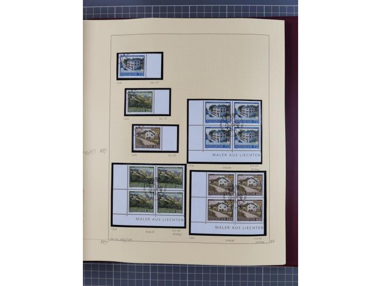 1996/2015, postfrische und gestempelte, in den Hauptnummern überkomplette Sammlung, in 18 Alben, fast alles in beiden Erhaltu