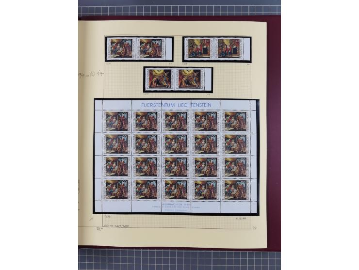 1996/2015, postfrische und gestempelte, in den Hauptnummern überkomplette Sammlung, in 18 Alben, fast alles in beiden Erhaltu