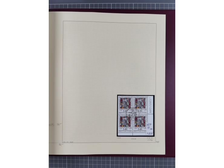 1996/2015, postfrische und gestempelte, in den Hauptnummern überkomplette Sammlung, in 18 Alben, fast alles in beiden Erhaltu