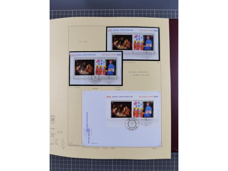 1996/2015, postfrische und gestempelte, in den Hauptnummern überkomplette Sammlung, in 18 Alben, fast alles in beiden Erhaltu