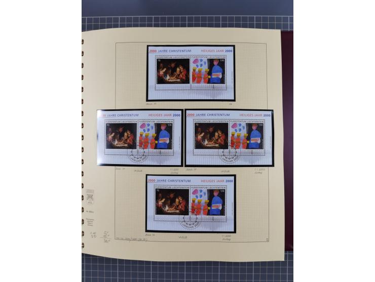 1996/2015, postfrische und gestempelte, in den Hauptnummern überkomplette Sammlung, in 18 Alben, fast alles in beiden Erhaltu