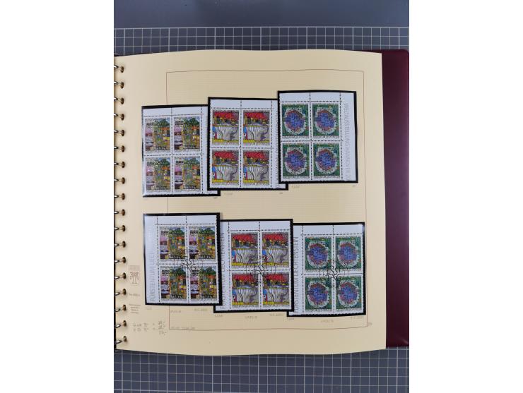 1996/2015, postfrische und gestempelte, in den Hauptnummern überkomplette Sammlung, in 18 Alben, fast alles in beiden Erhaltu