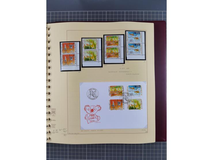 1996/2015, postfrische und gestempelte, in den Hauptnummern überkomplette Sammlung, in 18 Alben, fast alles in beiden Erhaltu