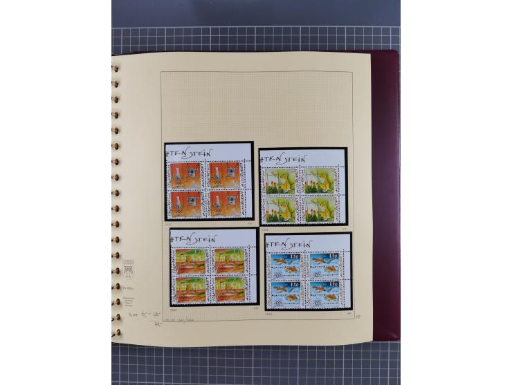 1996/2015, postfrische und gestempelte, in den Hauptnummern überkomplette Sammlung, in 18 Alben, fast alles in beiden Erhaltu