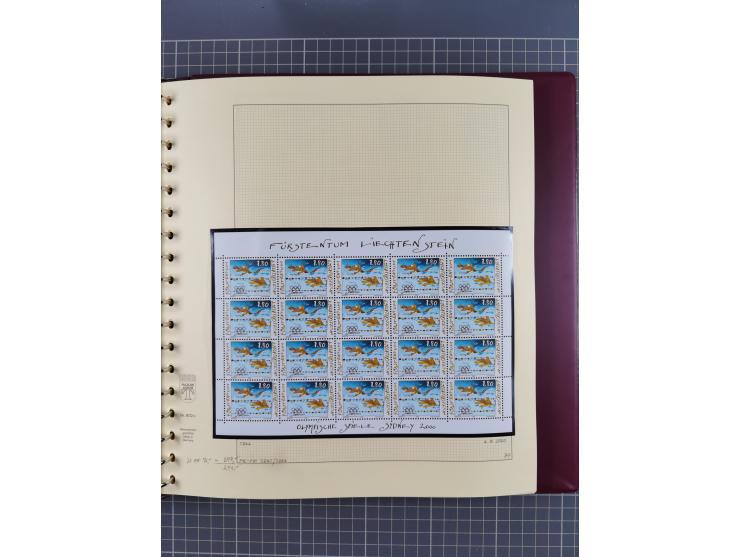 1996/2015, postfrische und gestempelte, in den Hauptnummern überkomplette Sammlung, in 18 Alben, fast alles in beiden Erhaltu