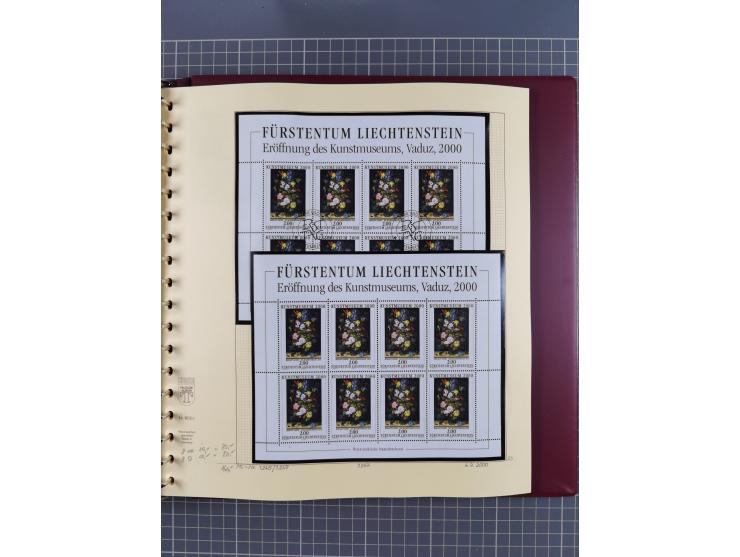 1996/2015, postfrische und gestempelte, in den Hauptnummern überkomplette Sammlung, in 18 Alben, fast alles in beiden Erhaltu