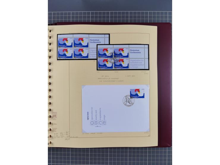 1996/2015, postfrische und gestempelte, in den Hauptnummern überkomplette Sammlung, in 18 Alben, fast alles in beiden Erhaltu