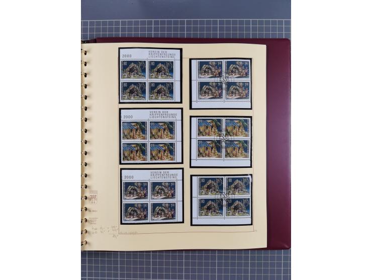 1996/2015, postfrische und gestempelte, in den Hauptnummern überkomplette Sammlung, in 18 Alben, fast alles in beiden Erhaltu