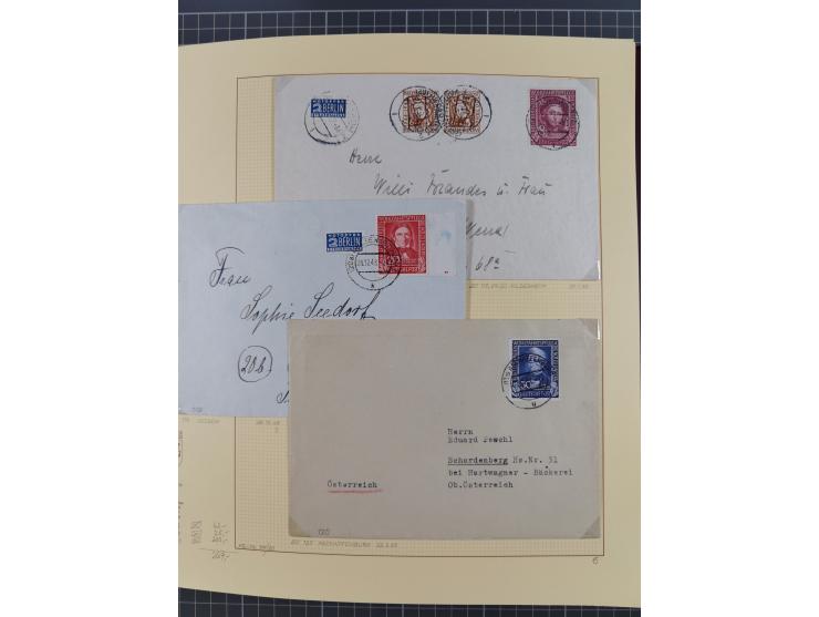 1949/2018 (ca.), postfrische, ungebrauchte und gestempelte Sammlung in 59 (!) Lindner-Alben. In den Hauptnummern komplett und